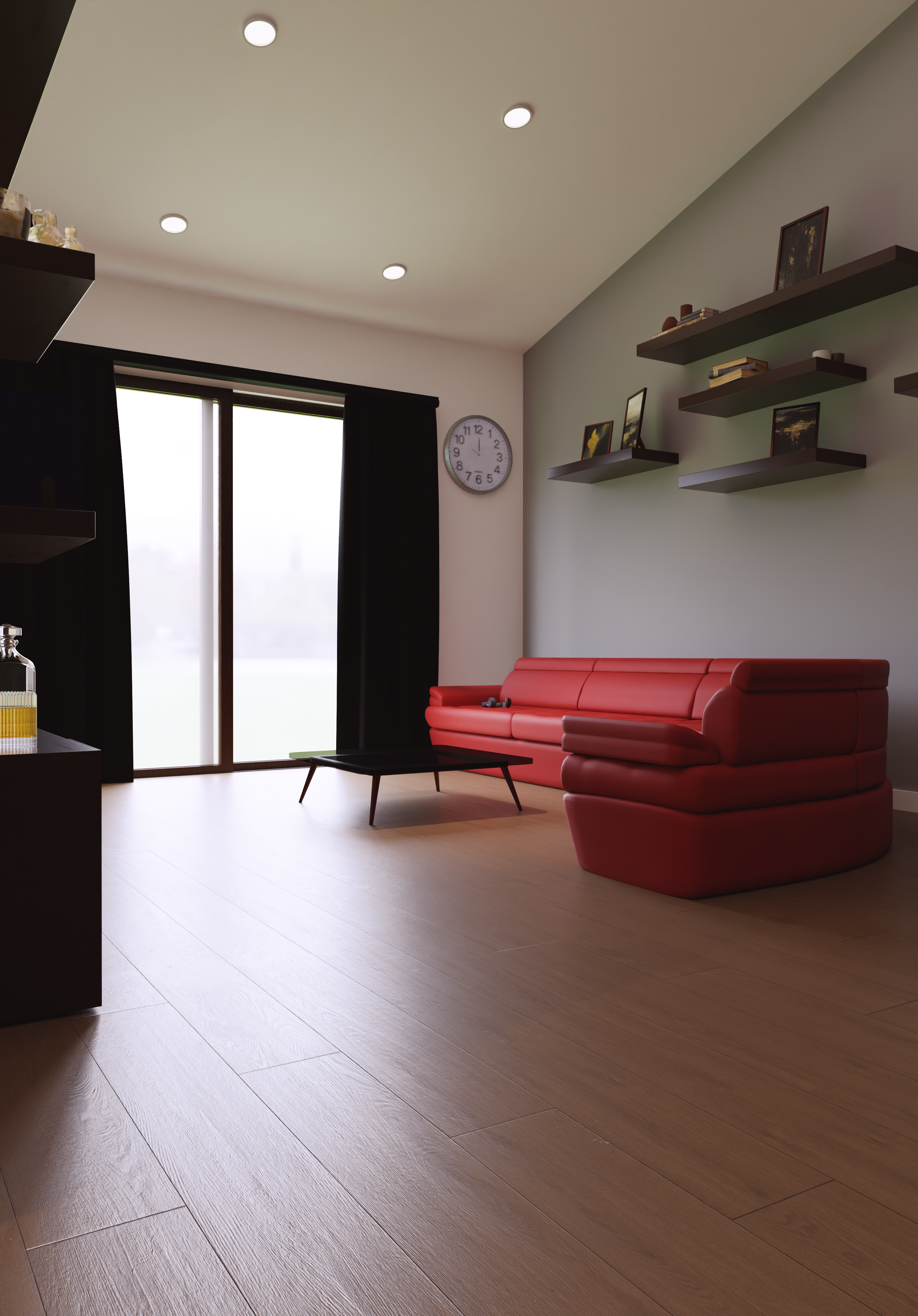 Modern interior design concept